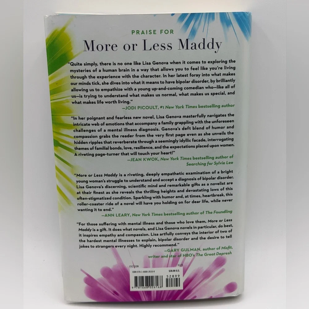 More or Less Maddy: A Novel by Lisa Genova (Hardcover Book, 2025)